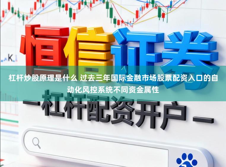 杠杆炒股原理是什么 过去三年国际金融市场股票配资入口的自动化风控系统不同资金属性