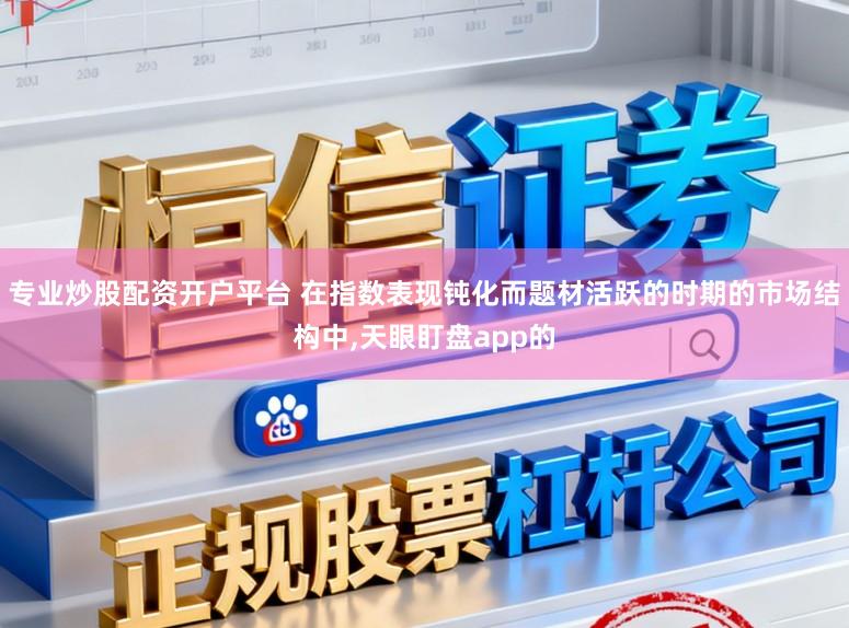 专业炒股配资开户平台 在指数表现钝化而题材活跃的时期的市场结构中,天眼盯盘app的